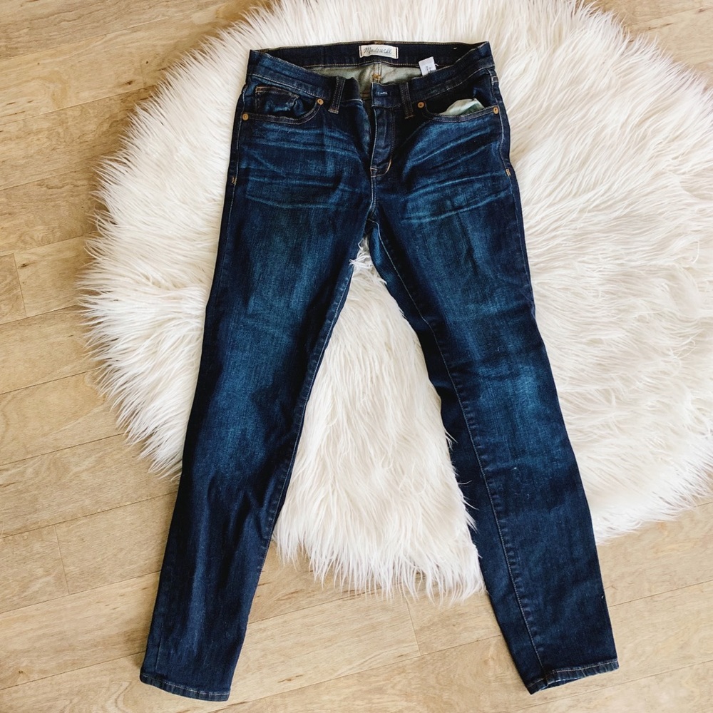 Madewell || Skinny Skinny Dark Wash Jeans